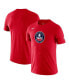 ფოტო #2 პროდუქტის Men's Red Brooklyn Nets 2021/22 City Edition Essential Logo T-shirt