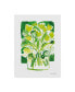 Фото #1 товара Farida Zaman Lemon Green Tulips II Canvas Art - 20" x 25"