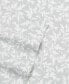 Фото #2 товара Постельное белье с бордовым узором Laura Ashley Crestwood Cotton Flannel 3 Piece Sheet Set, Twin