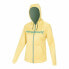 Women's Sports Jacket Trangoworld Liena With hood Yellow