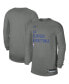 Фото #1 товара Men's and Women's Heather Gray LA Clippers 2023/24 Legend On-Court Practice Long Sleeve T-shirt