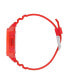 ფოტო #2 პროდუქტის Unisex Gmt Digital One Gmt Red Resin Strap Watch 47mm
