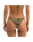 Rio De Sol 294096 Women's Invisible Hipster Brazilian Bikini Bottom Leopard, SM