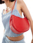 Pull&Bear shoulder saddle bag in red