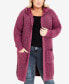 Фото #1 товара Plus Size Chelsea Long Sleeve Coatigan Sweater