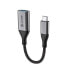 Фото #1 товара Alogic Super Ultra USB 3.1 USB-C to USB-A Adapter - 15cm - Space Grey - 0.15 m - USB C - USB A - USB 3.2 Gen 1 (3.1 Gen 1) - 5000 Mbit/s - Grey
