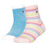 Фото #1 товара TOMMY HILFIGER Stripe Lurex short socks 2 pairs