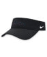 ფოტო #1 პროდუქტის Men's Black Miami Marlins Wordmark Performance Adjustable Visor