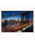 Фото #1 товара Evening On The Manhattan Bridge Acrylic Wall Art (32 H X 48 W)