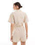 JJXX linen playsuit in beige