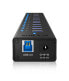 ICY BOX IB-AC6113 - USB 3.2 Gen 1 (3.1 Gen 1) Type-B - USB 3.2 Gen 1 (3.1 Gen 1) Type-A - 5000 Mbit/s - Black - Aluminium - China