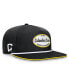 Фото #3 товара Branded Men's Black Columbus Crew Iron Golf Snapback Hat