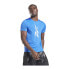 Men’s Short Sleeve T-Shirt Reebok Workout Ready Activchill Blue