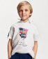 Фото #1 товара Toddler and Little Boys Team USA Polo Bear Cotton Jersey Tee