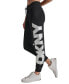 DKNY Women's Exploded Logo Cuff Jogger Pants