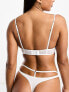 Фото #2 товара ASOS DESIGN Lorna bridal premium embroidered underwired bra in white