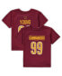 Фото #2 товара Preschool Boys and Girls Chase Young Burgundy Washington Commanders Mainliner Player Name and Number T-shirt