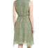 Фото #2 товара Womens NORDSTROM SIGNATURE 154983 Silk Green Dress size 14