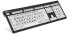 Фото #1 товара Logickeyboard XL Print - Full-size (100%) - Wired - USB - QWERTZ - Black - White