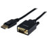 Фото #2 товара StarTech.com 6ft (1.8m) DisplayPort to VGA Cable - Active DisplayPort to VGA Adapter Cable - 1080p Video - DP to VGA Monitor Cable - DP 1.2 to VGA Converter - Latching DP Connector - 1.8 m - Displayport - VGA (D-Sub) - Male - Male - Straight