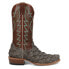 Фото #2 товара Dan Post Boots Riggs Pirarucu Square Toe Cowboy Mens Grey Casual Boots DP5022