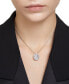 Mesmera Silver-Tone Crystal Pendant Necklace, 18-1/2"