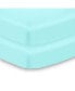 Фото #1 товара All-in-One Fitted Sheet & Waterproof Cover for 38" x 24" Mini Crib Mattress (2-Pack)