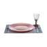Плоская тарелка Розовый Cтекло (32,5 x 2 x 32,5 cm) (6 штук)