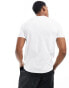 Фото #2 товара Armani Exchange chest logo slim fit t-shirt in white