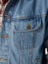 Фото #5 товара Wrangler Men's Rugged Wear Unlined Denim Jacket