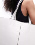 Фото #4 товара Topshop Tink tote bag in off white