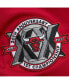 Фото #4 товара Men's Red Distressed Chicago Bulls Hardwood Classics Vintage-Like Logo Full-Zip Bomber Jacket