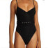 Фото #1 товара Jonathan Simkhai 286244 Women's Belted Bustier One Piece Swimsuit, Size XS
