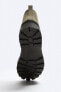Фото #4 товара Сапоги замшевые со шнуровкой ZARA