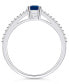 ფოტო #2 პროდუქტის Sapphire (3/4 Ct. t.w.) and Diamond (1/5 Ct. t.w.) Ring