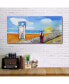 Фото #2 товара William DeBilzan Lagune Beach Lifeguard 12"x24"x2" Gallery-Wrapped Canvas Wall Art