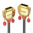Фото #1 товара Lindy 3m DVI-D Dual Link Cable - Gold Line - 3 m - DVI-D - DVI-D - Male - Male - Grey