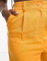 Monki – Hose in Orange mit weitem Bein, Kombiteil