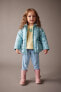 Фото #2 товара Куртка для малышей defacto Девочки Плюшевая Прокладка с водоотталкивающей обработкой Гербарий