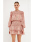 Фото #2 товара Платье с цветочным узором и полосками из шифона endless rose