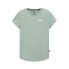 Puma Essential Crew Neck Short Sleeve T-Shirt Womens Green Casual Tops 84719454 M - фото #1