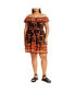 Plus Size Tahitian Border Dress