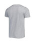 ფოტო #2 პროდუქტის Men's Heathered Gray Distressed New England Patriots Prime Time T-shirt