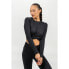 Фото #1 товара NEBBIA Cropped Elevated Long Sleeve Top