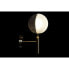 Фото #3 товара Настенный светильник DKD Home Decor Стеклянный Позолоченный Металл 220 V 50 W (15 x 15 x 30 cm)