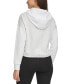 ფოტო #2 პროდუქტის Women's Colorblocked Bungee-Hem Hoodie