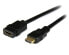 Фото #1 товара StarTech.com 2m (6ft) HDMI Extension Cable - HDMI Male to Female Cable - 4K HDMI Cable Extender - 4K 30Hz UHD HDMI Cable with Ethernet M/F - High Speed HDMI 1.4 Cable - HDMI Cord Extender - 2 m - HDMI Type A (Standard) - HDMI Type A (Standard) - 10.2 Gbit/s - Black