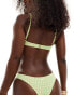 Фото #2 товара Billabong wave check bliss bikini bottom in green