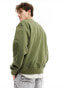 Фото #3 товара adidas Originals Adicolor Contempo crew french terry sweatshirt in green