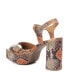 Фото #3 товара Women's Heeled Platform Sandals by